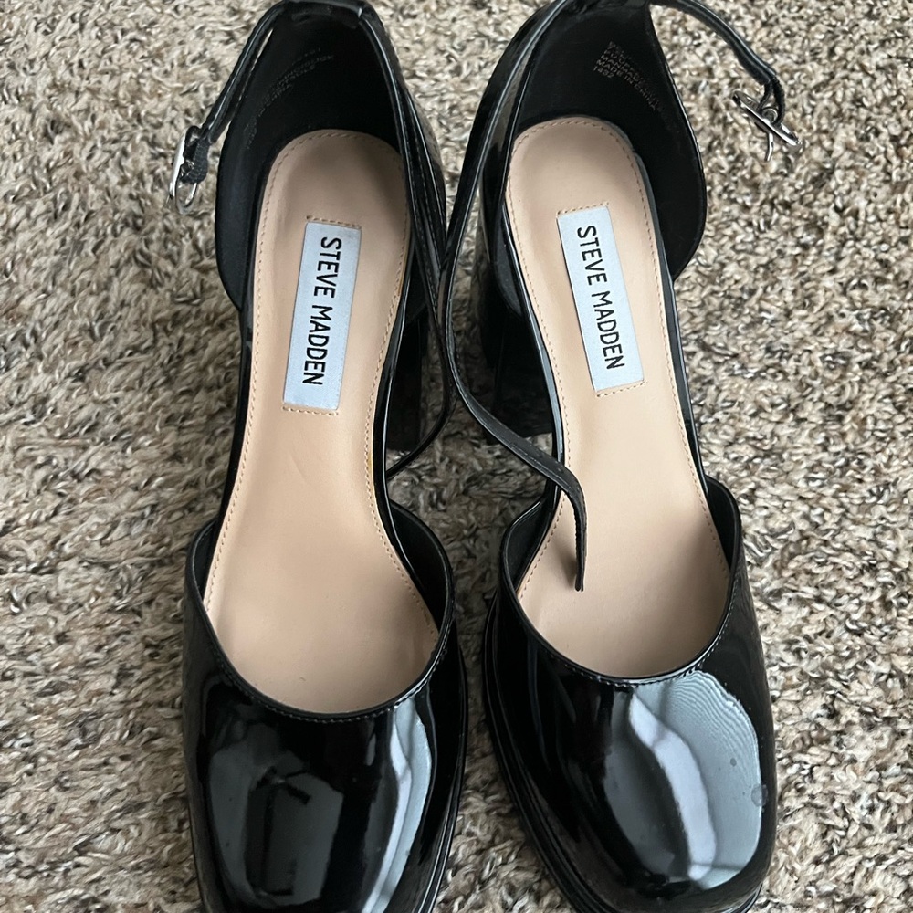 Steve Madden Black Mary Jane’s